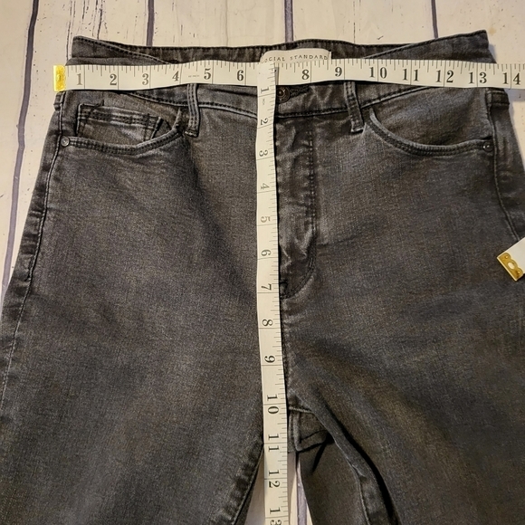 Social Standard by Sanctuary High Rise Skinny Black Jeans Size 6/28 - Picture 7 of 9